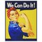 We Can Do IT! American USA Recruiting Counted Cross Stitch Chart Pattern